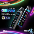 Uwell Caliburn G3 Pro 1000mAh Pod System Starter Kit With 3 x Refillable 2.5ML Caliburn G3 Integrated Coil Cartridge Pod