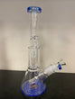 10" Sacred Geometry Dome Perc Beaker Water Pipe - with 14M Bowl & 4mm Banger