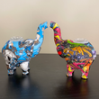 4.5" Silicone Water Transfer Design Elephant Hand Pipe