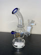 Tsunami Glass - 6.5" Assorted Skinny Bell Banger Hanger Water Pipe - with 14M Bowl & 4mm Banger