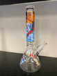 14" Out of this World Cartoon Decal Beaker Water Pipe - with 14M Bowl